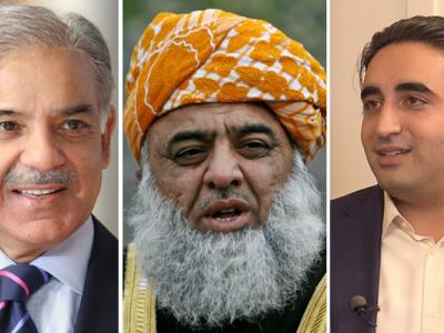 تین اہم سیاسی رہنما شہباز شریف، بلاول اور فضل الرحمان لاہور میں موجود، گزشتہ روز شہباز شریف اور فضل الرحمان کی ملاقات ہوئی تھی، آج بلاول اور فضل الرحمان کی ملاقات ہوئی ہے— فوٹو: فائل