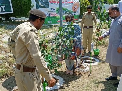 شجر کاری مہم کا افتتاح،ضلع بھر میں لاکھوں پودے لگائے جائینگے،سید خاور عباس بخاری