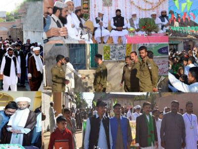 عید میلادالنبیؐ کے موقع پر جنڈ شہر میں جلوس اور ریلیاں نکالی جا رہی ہیں 