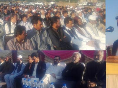 سٹیلائٹ ٹاؤن فتح جنگ کے چیف ایگزیکٹو سردار ظہور اقبال سوسائٹی کی افتتاحی تقریب سے خطاب کر رہے ہیں 
