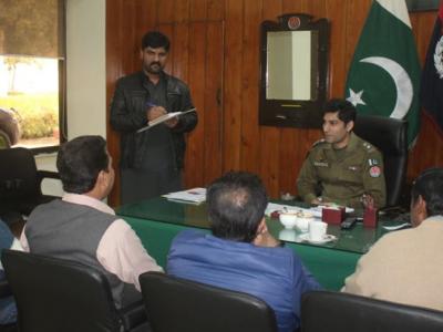 ڈی پی او اٹک کی کرسمس کے حوالے سے مسیح برادری سے ملاقات 