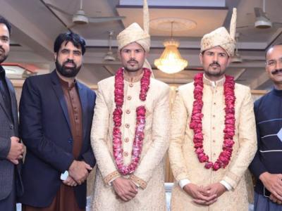 خان بہادر کے فرزند عمران اورکامران بہادر رشتہ ازدواج میں منسلک