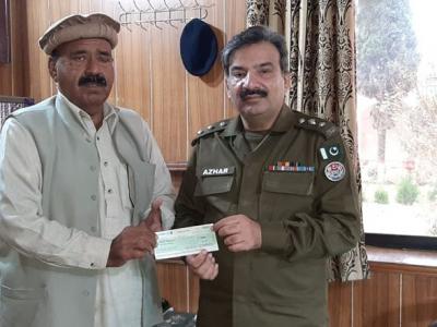 سب انسپکٹر ( ر ) کےعلاج معالجہ کیلئے 10 لاکھ روپے طبعی مالی امداد 