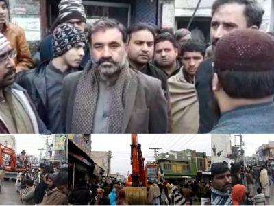 گیدڑ چوک اور ستار چوک کا تجاوزات کیخلاف آپریشن ملتوی