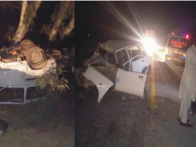 فتح جنگ، بھال سیداں کے قریب حادثہ، ڈرائیور جاں بحق