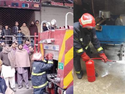 اٹک،سول بازار میں چائے کے ڈھابے میں آتشزدگی 