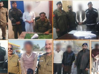 اٹک پولیس کی مختلف کارروائیاں،11 ملزمان گرفتار، مقدمات درج