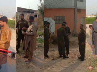 جنڈ، تھانہ جنڈ پولیس کا محلہ حسین آباد میں سرچ آپریشن