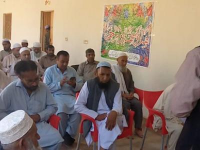 گلشن جامعہ عثمانیہ تعلیم القرآن کی طرف سے شکردرہ میں راشن تقسیم