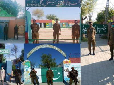 احساس پروگرام رقوم تقسیم، اٹک پولیس کی طرف سے فول پروف سیکورٹی فراہم