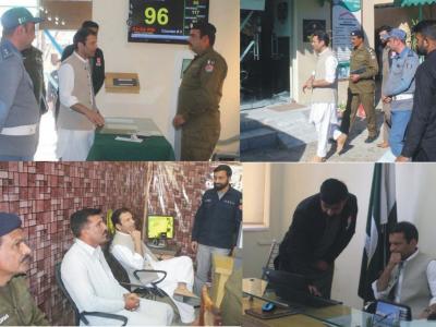 ڈسٹرکٹ پولیس آفیسر اٹک سید خالد ہمدانی کا پولیس خدمت مرکز اٹک