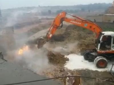 فتح جنگ، ڈھوک مسکین میں گیس سلنڈر بھرائی دکان میں آتشزدگی