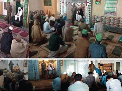 اٹک پولیس کا مساجد میں فائرنگ کے نقصانات اور اس کی روک تھام کے متعلق آگاہی لیکچرز 