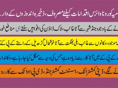 جنڈ، انتظامیہ کورونا اقدامات میں مصروف، منافع خور وں نے آٹا بحران پیدا کر دیا