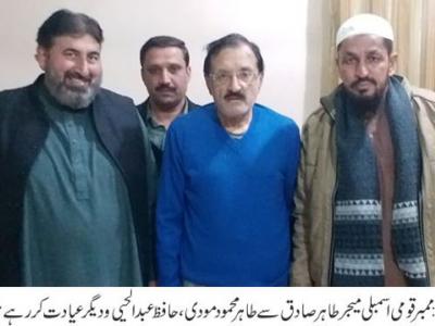  ان شاء اللہ صحتیابی کے بعد حلقہ عوام میں موجود ہوں گا ، میجر طاہر صادق