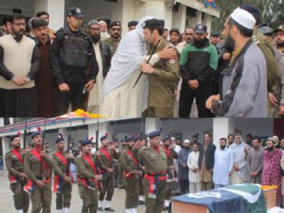 اٹک، نامعلوم دہشتگردوں کی فائرنگ سے کانسٹیبل شہید ، نماز جنازہ ادا