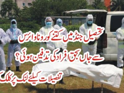 تحصیل جنڈ میں کورونا وائرس کےحوالے سے تازہ ترین معلومات